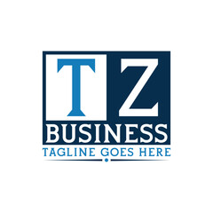 TZ Logo. Letter TZ Business Logo Design