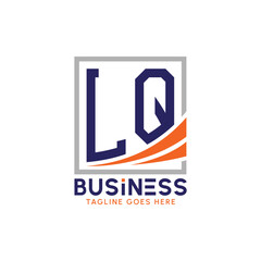 Letter LQ Business Logo. Modern LQ Logo for Corporate Branding. LQ Growth Success Logo