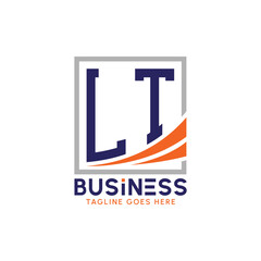 Letter LT Business Logo. Modern LT Logo for Corporate Branding. LT Growth Success Logo