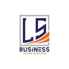 Letter LS Business Logo. Modern LS Logo for Corporate Branding. LS Growth Success Logo