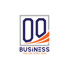 Letter OO Business Logo. Modern OO Logo for Corporate Branding. OO Growth Success Logo
