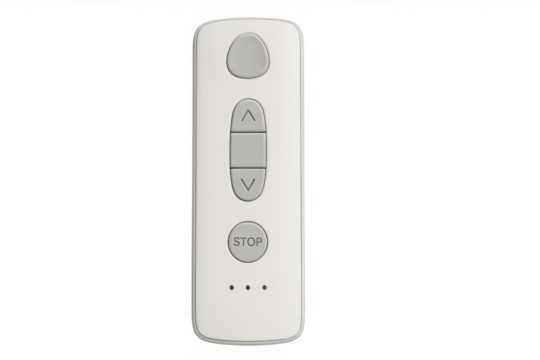 Remote control isolated on transparent background, allowing for easy integration into various design projects