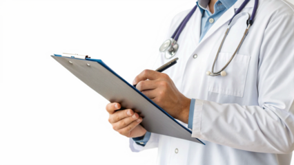 doctor holding a clipboard