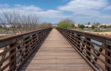Obraz premium In Dallas, Georgia, there exists a paved walking trail known as the Silver Comet Trail