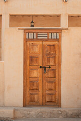 Ras Al Khaimah, UAE – 14.04.2025: The desert coastal town (ghost town) of Jazeera Al Hamra includes a fort, three schools, an open-air market and mosques nestled between hundreds of villas . High