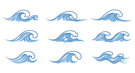 vector illustration of sea shells