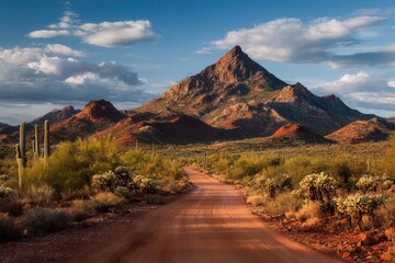 A picturesque trail in Cave Creek, Arizona, offers fantastic opportunities for hiking, mountain biking, and horseback riding in a mountainous setting