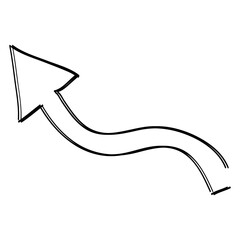 Arrow wave left direction