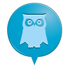 Owl bubble icon