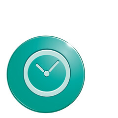 Clock bubble icon