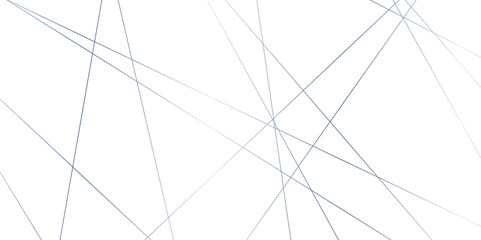 Abstract smooth colour geometric random chaotic lines with many squares and triangles shape on white background, creating a modern technology background. Vector. Illustration.