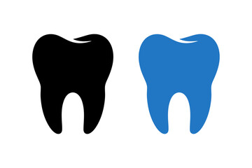 Dental care teeth illustration healthy tooth icon