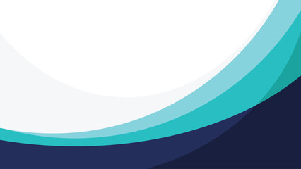 Curve Banner Background Vector