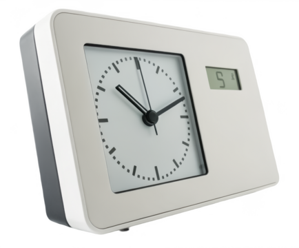 Time clock png punch clock png employee clock png attendance recorder png work time device png office tool png transparent background image