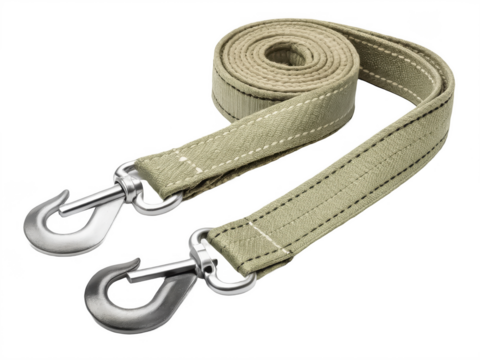 Tow strap png recovery strap png towing rope png heavy-duty strap png emergency car strap png auto rescue strap png transparent background image