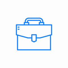 briefcase and bag icon sign vector