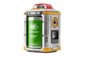 HighTech Battery Charging Station with Advanced Features and Robust Design for Modern Devices