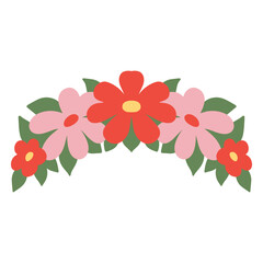 Romantic flower headband