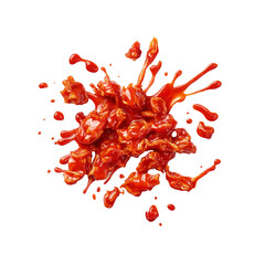 Spicy Chicken Wing Sauce Explosion - Abstract Food Photography