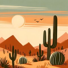 cactus in the desert