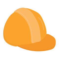 Construction safety helmet. Vector