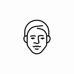 clean face icon sign vector