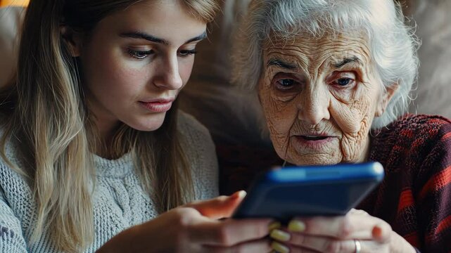 Intergenerational shared experience of technology use.