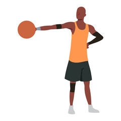 Basketball player ball player shorts accessory flat