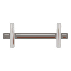 Metal weight flat