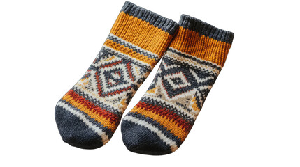 pair of socks Isolated On Transparent Background