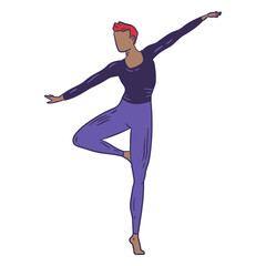 Female ballet dancer