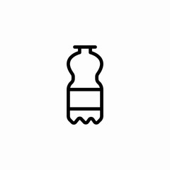 water bottle icon sign vector
