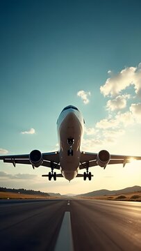 airplane in the airport