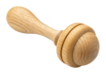 Baby rattle png wooden baby toy png infant rattle png newborn toy png eco toy png white background image