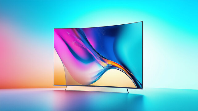 曲面ディスプレイの未来美