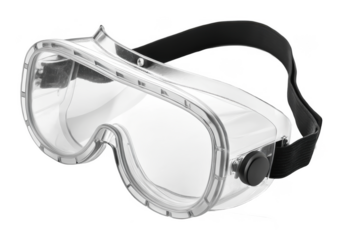 Safety goggles png anti fog goggles png protective eyewear png worker glasses png PPE gear png white background image