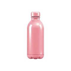 Pink bottle mockup for liquid