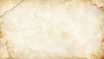 Vintage Paper Texture with Wrinkles and Tears
