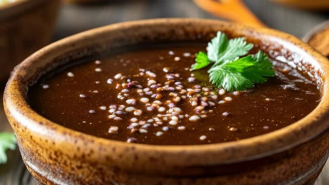 Chicken curry in a ramekin, with fresh ginger and garlic as key ingredients, giving it an inviting, flavorful experience.
