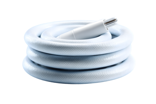 Coiled Cable with Connector HighQuality Image for Technology and Connectivity Needs