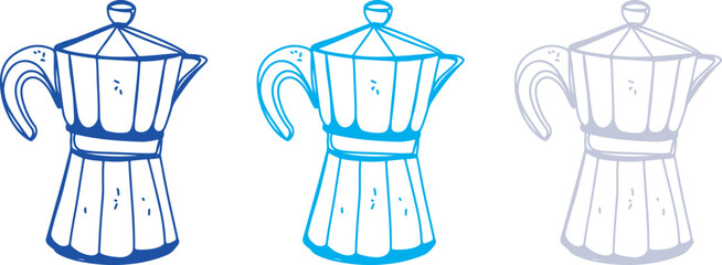 Coffee drawing, engraving, ink, line art, vector	