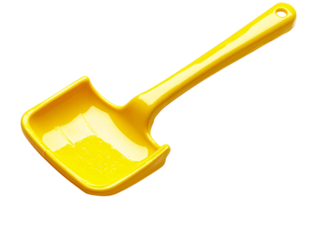 yellow Toy Shovel on png