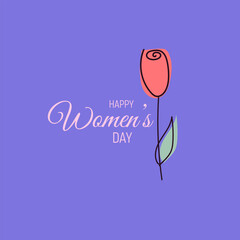 International Women's Day vector illustration for advertising, banners, flyers, postcards