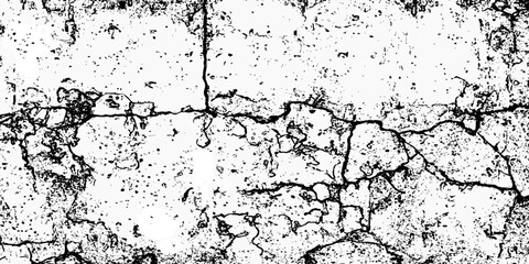white surface with a pattern of cracks and dark spots all over it, creating a distressed and aged texture and effect grunge white background.