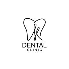 LETTER K DENTAL LOGO