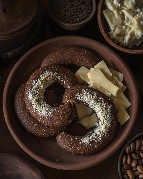 Memelas Oaxaca traditional Mexican breakfast high in protein and fiber with beans and cheese shown in authentic setting