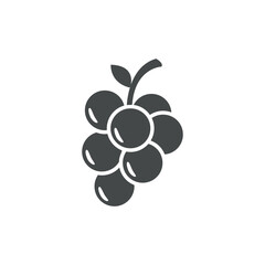 vector illustration of flat design of grapes.