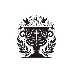 Obraz premium The Cup of Eternal Life Vector (2).eps