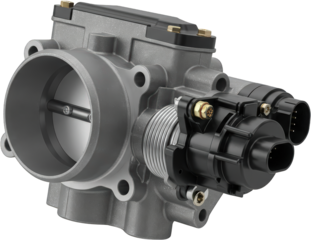 Electronic Throttle Body Assembly Automotive Part Engine Component Precision Engineering Metal