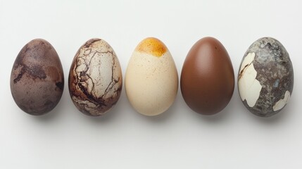 Variety of Decorated Eggs